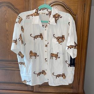 Leopard shirt nwt